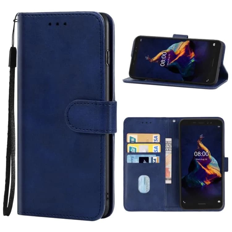 Deluxe Flip Phone Cover/Wallet with Card Slots - For ULEFONE ARMOR X8 / X8i - Blue - Cover Noco
