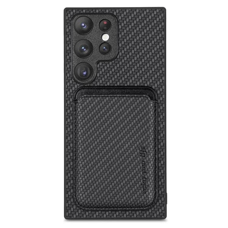 Samsung Galaxy S22 Carbon Magsafe Cover with Removable Card Wallet - Cover Noco