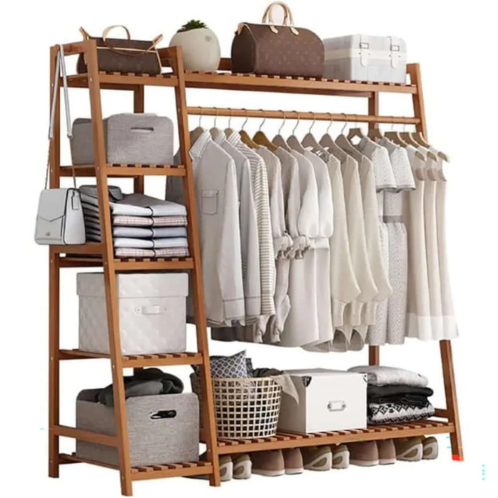 Bamboo wardrobe full view