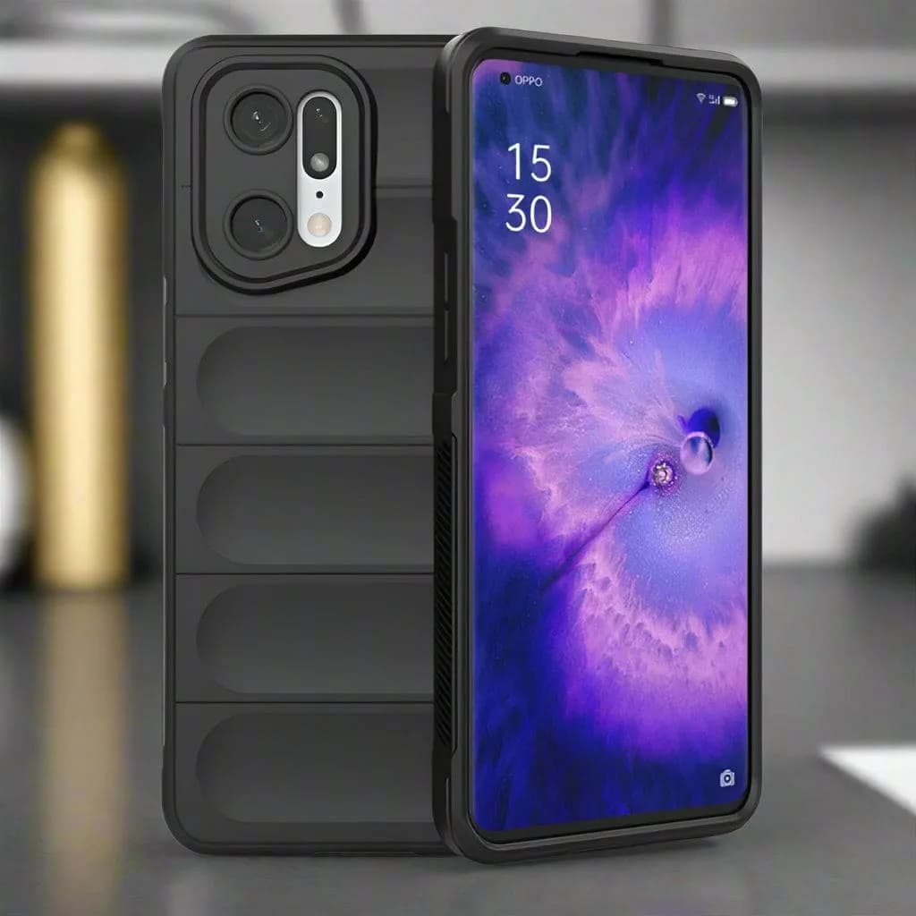 OPPO FIND X5 Pro - Airbag Shock Resistant Cover Built-in airbag technology - Black - Noco