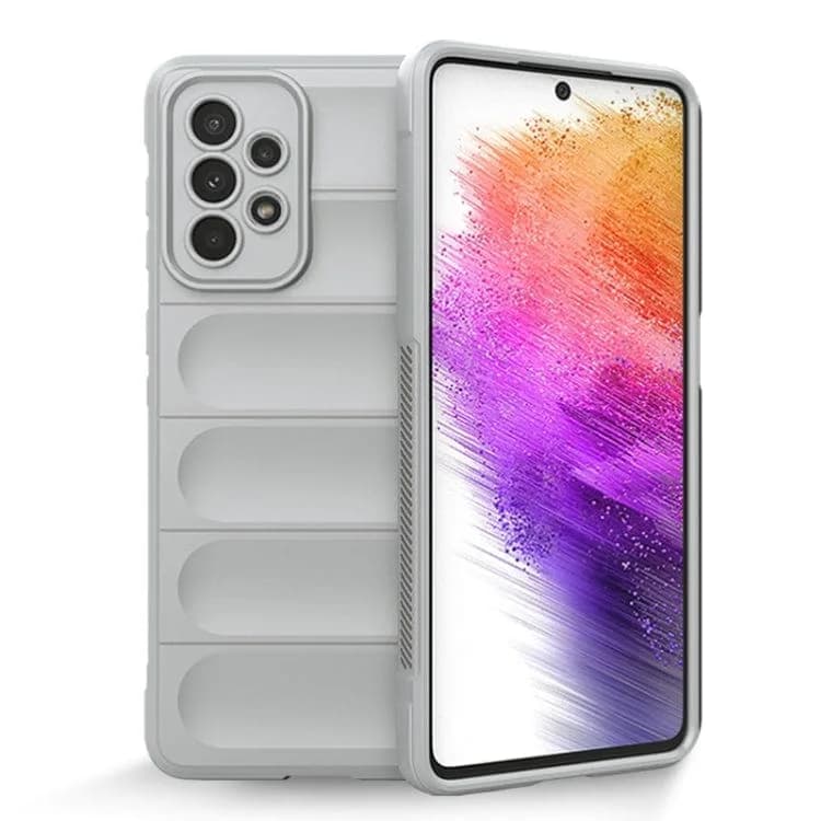 Samsung Galaxy A73 5G - Airbag Shock Resistant Cover Built-in airbag technology - Grey - Cover Noco