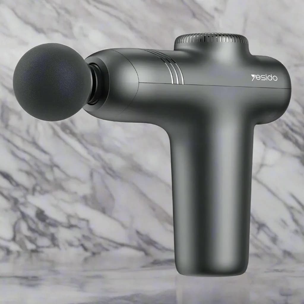 Yesido MG01 Deep Tissue Massage Gun Rechargeable 4 x Heads 5 x Speeds - Yesido