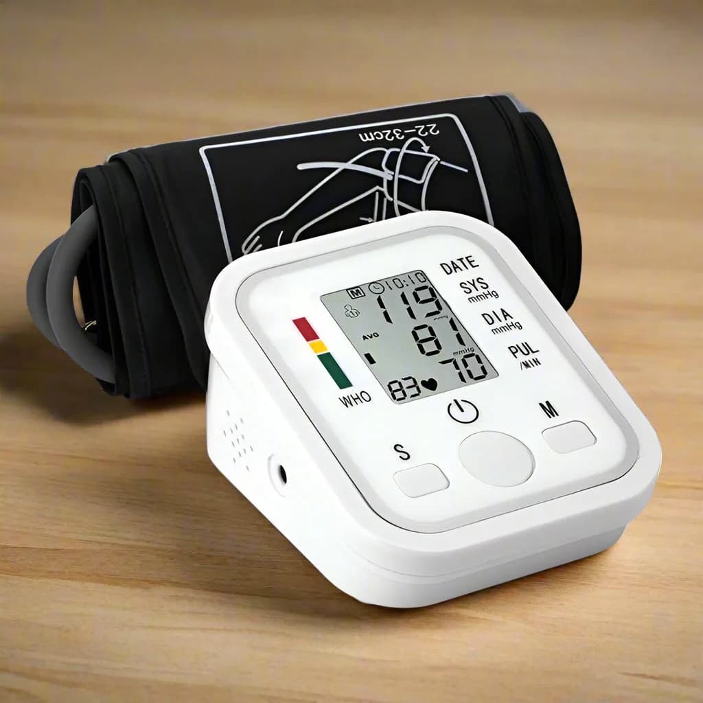 Fully Automatic Upper Arm Cuff Blood Pressure Monitor, Easy to use