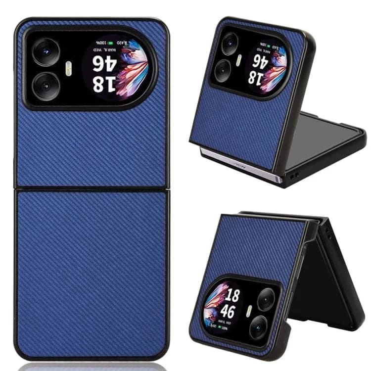 Blackview Hero 10 Flip PU Leather Rigid Phone Cover - Blue - Noco