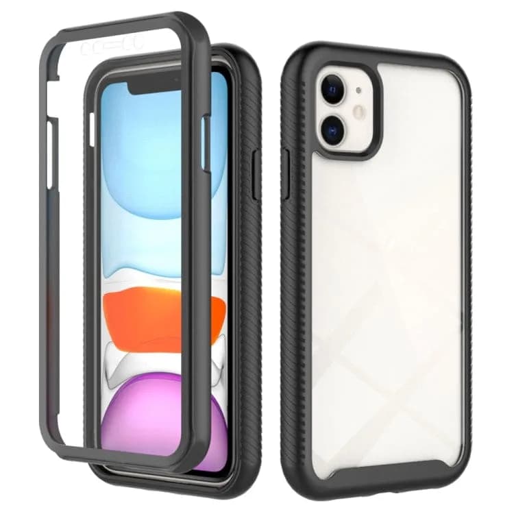 Apple iPhone 11 Full Enclosure Protective Cover with Built - In Screen Protector - Black Noco