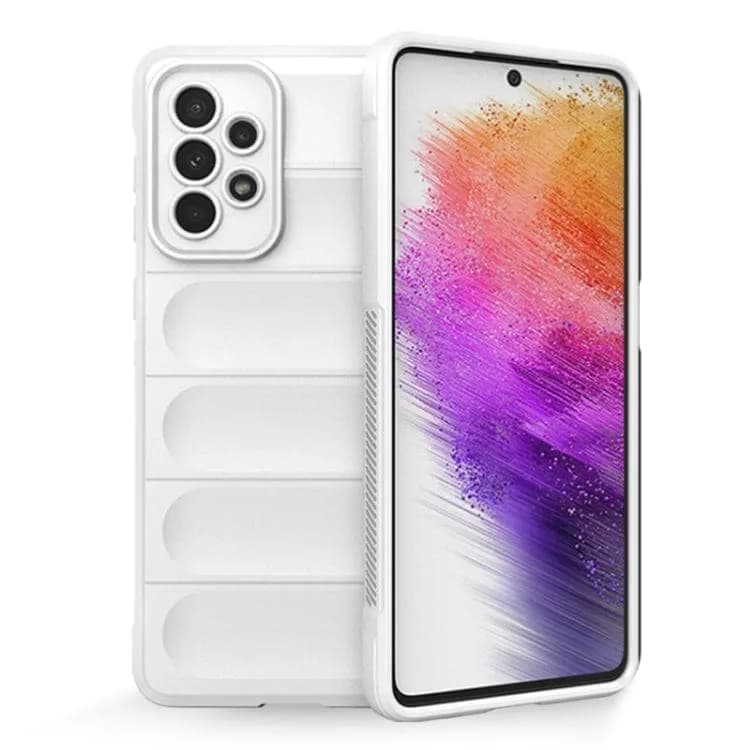 Samsung Galaxy A73 5G - Airbag Shock Resistant Cover Built-in airbag technology - White - Cover Noco