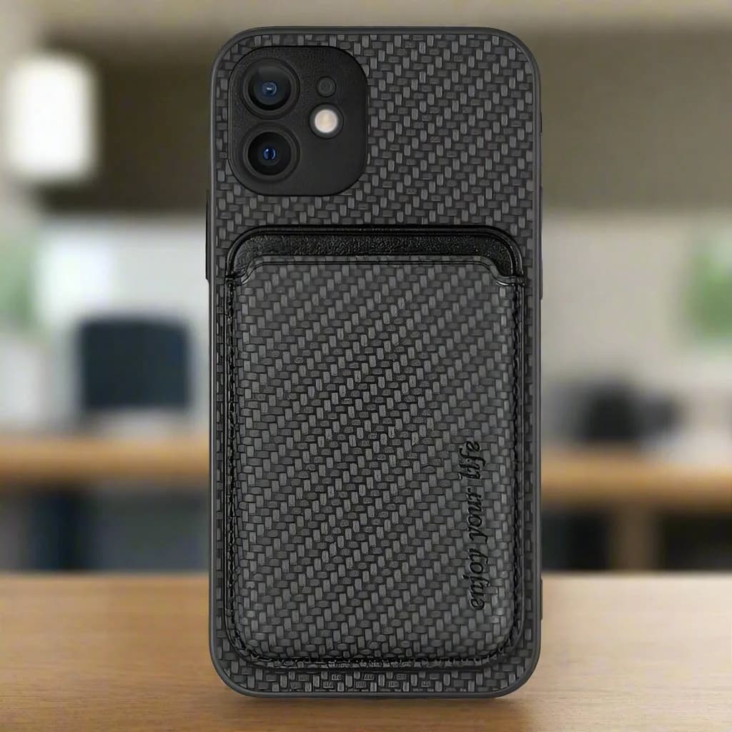 Apple iPhone 11 Carbon Magsafe Cover with Removable Card Wallet - Cover Noco