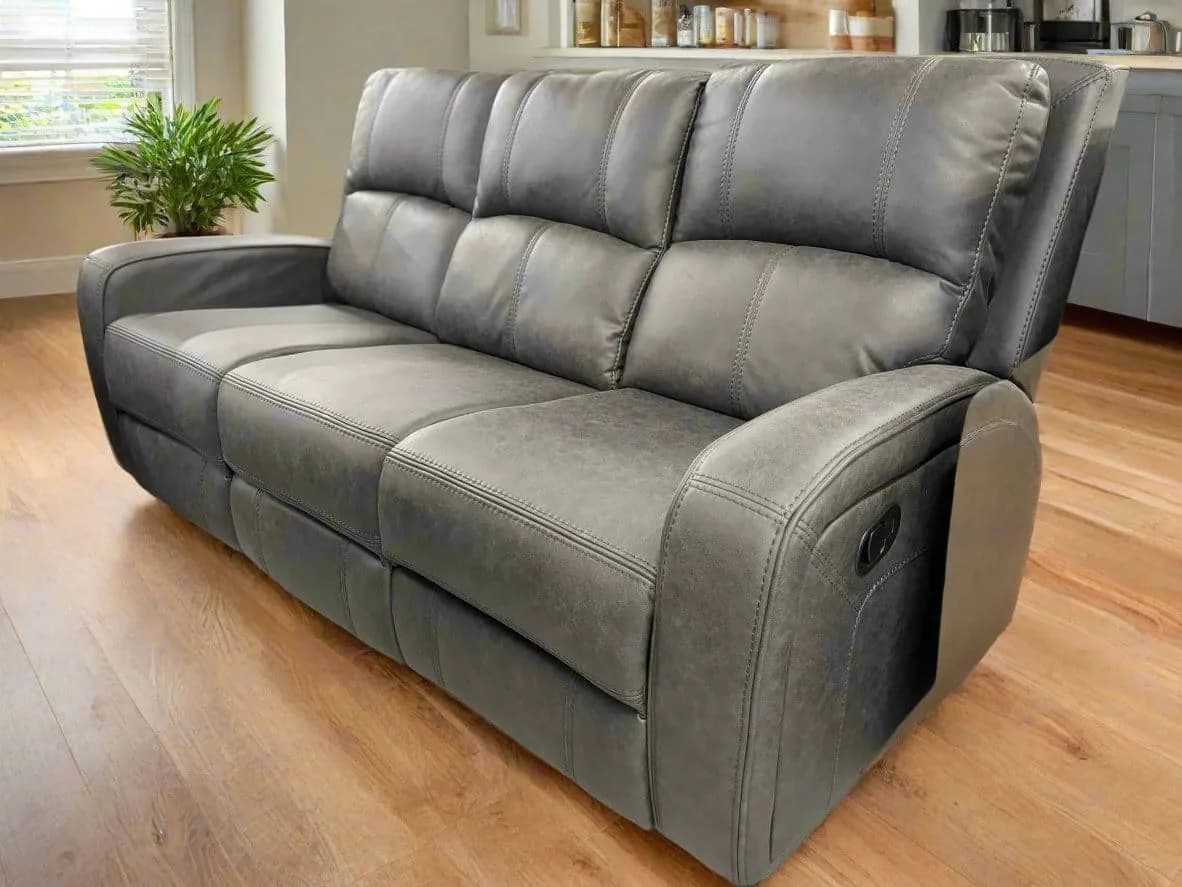BroDeals sofa Salvador 3 Seater Recliner Sofa with Center Console