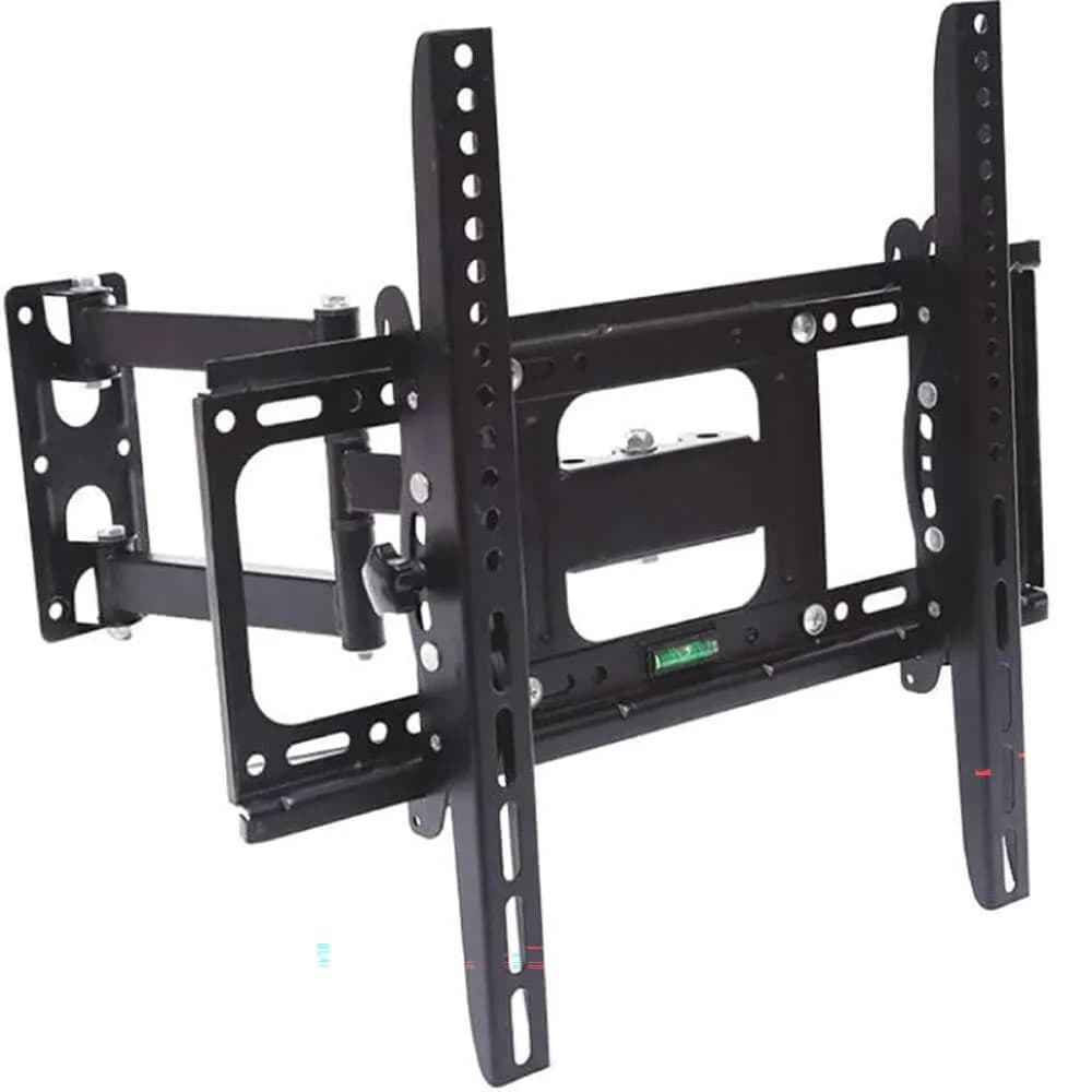Full motion TV bracket mounted