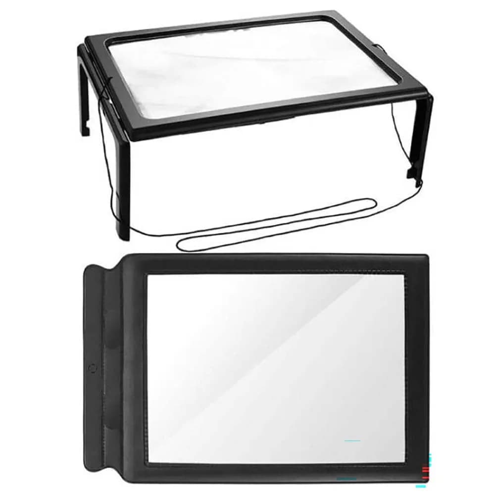A4 LED lighted magnifier