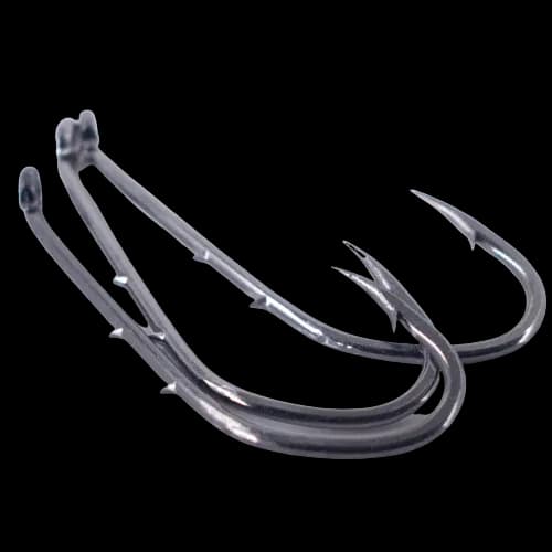 50pcs Double-backed 5/0 High Carbon Fishing Hooks