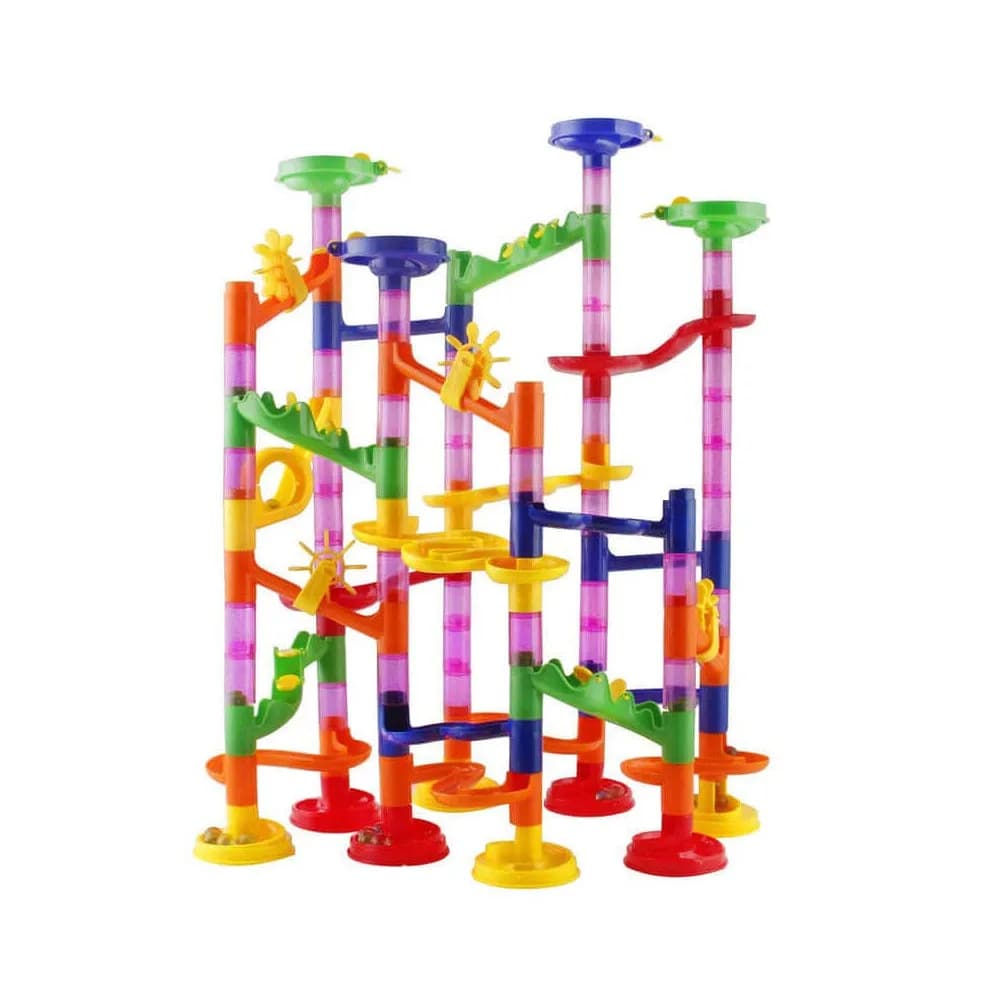 Marble run toy set