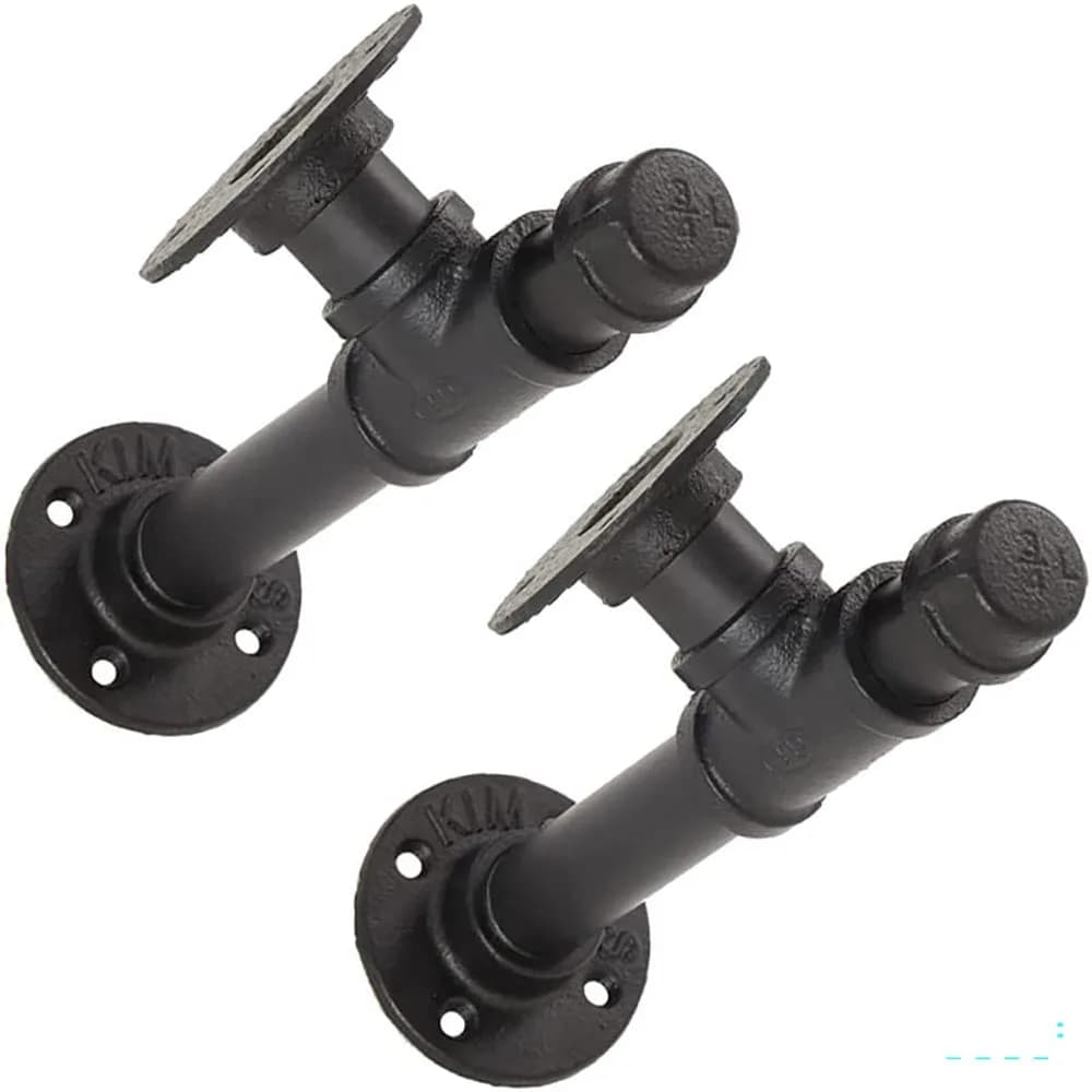 industrial iron pipe shelving bracket