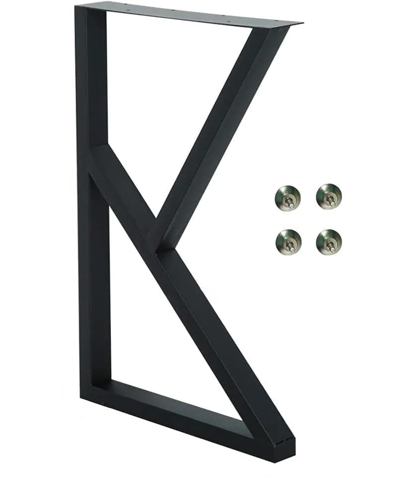 Set Of 2 K-Shape Table Legs
