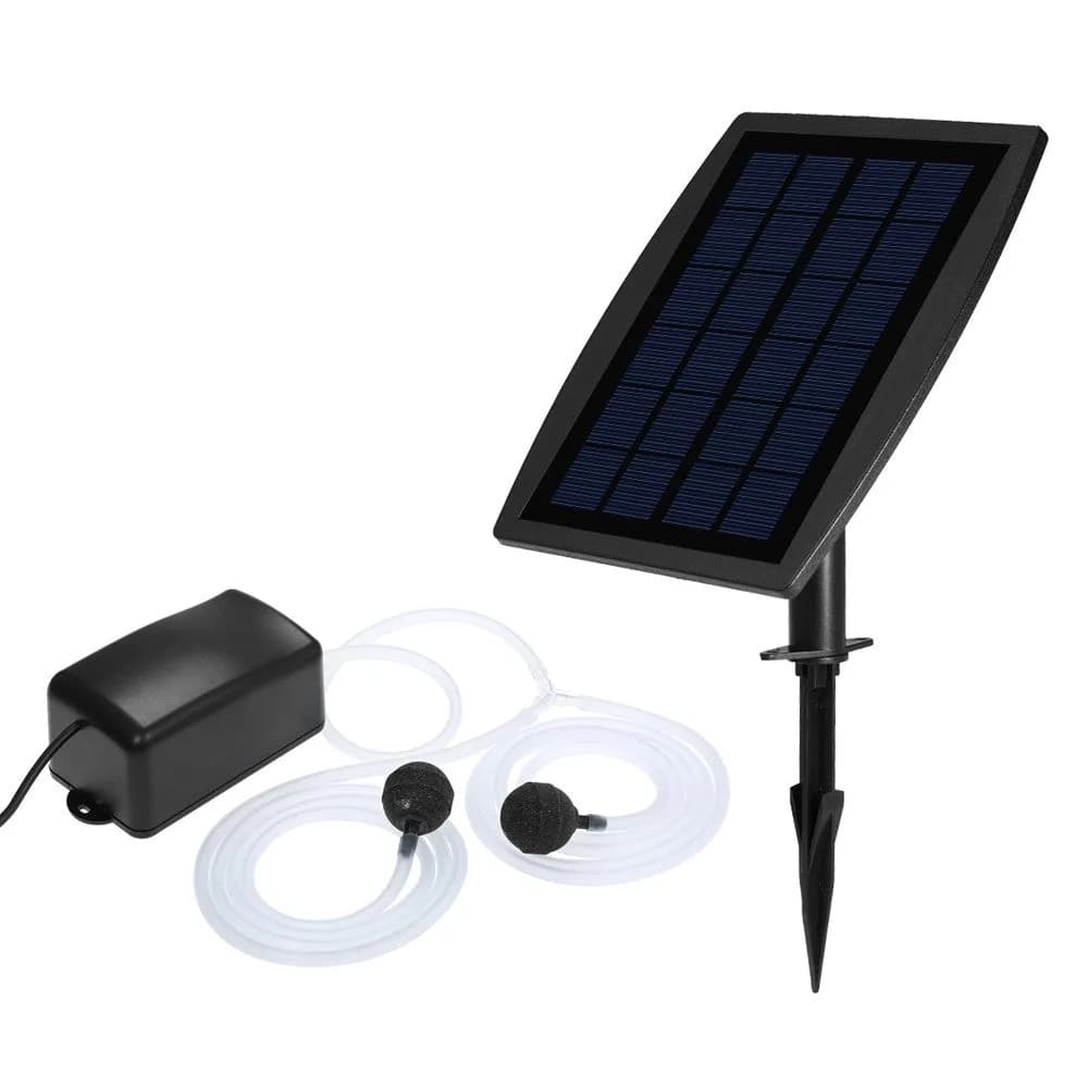 Solar Powered Oxygen Air Bubble Fountain Pump