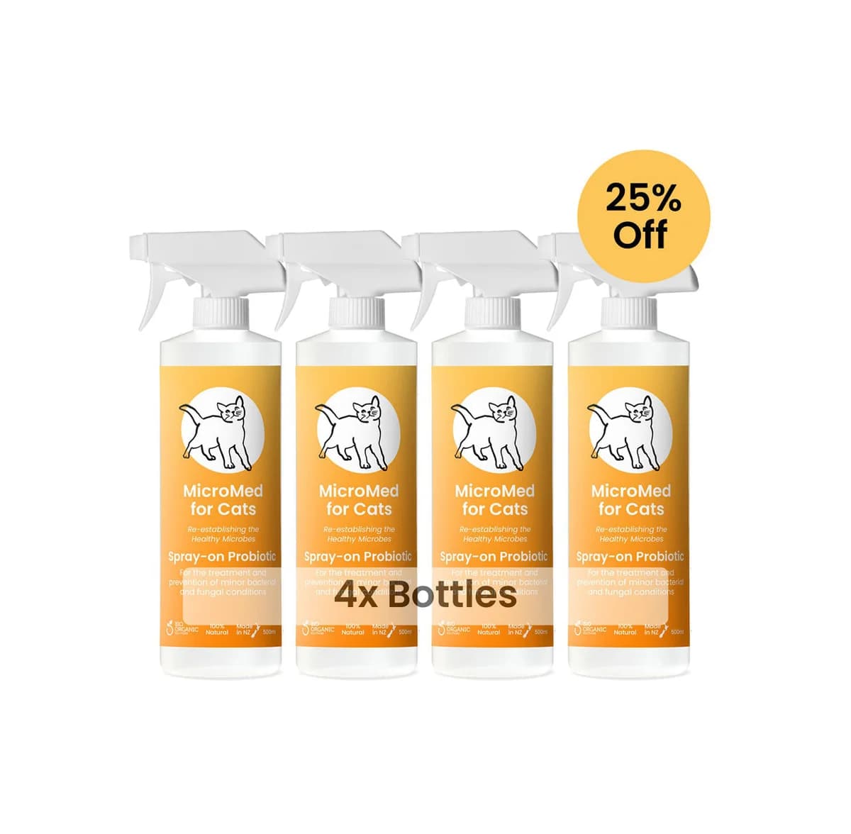 MicroMed for Cats Acute Care – 500ml 4 for 3 Bundle