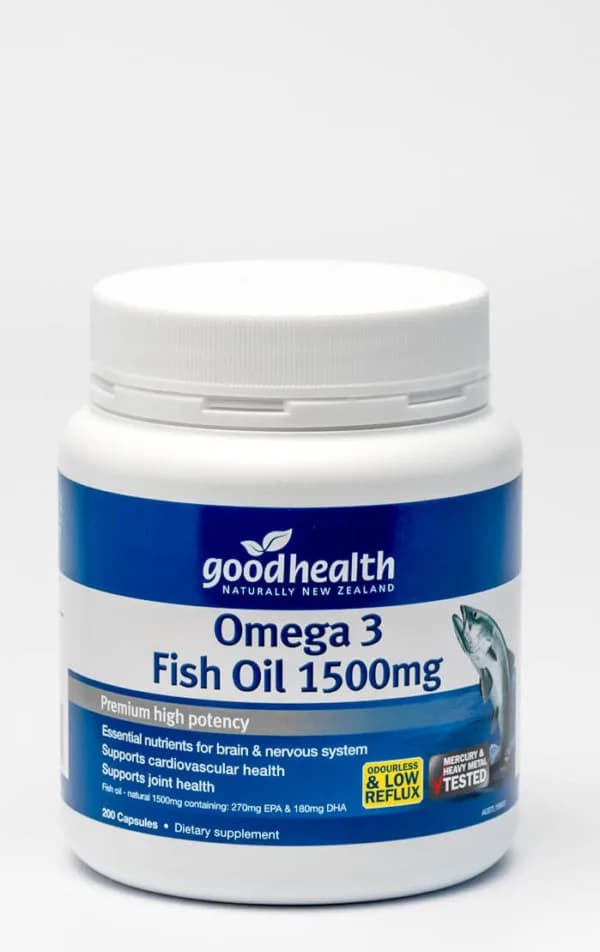 Omega 3 Fish Oils 1500mg (B#X14E) 200 Capsules