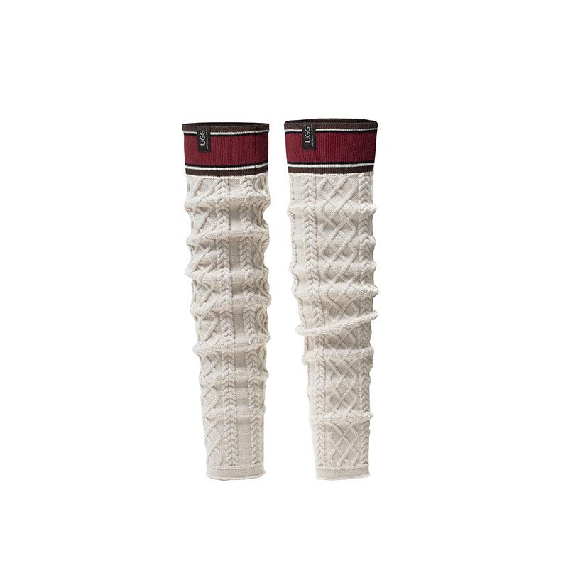 Women Stretchy Knit Thick Leg Warmer Socks - Huakoa