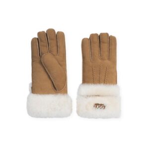 Fluffy Sheepskin Wool Shearling Lined Gloves Puni - Huakoa