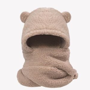 3 In 1 Bear Plush Hat - Huakoa