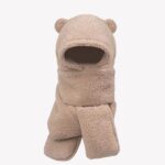 3 In 1 Bear Plush Hat - Huakoa