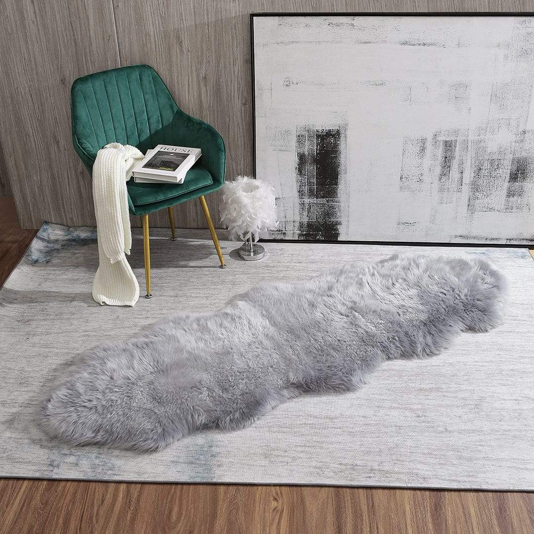 Premium Double Australian Sheepskin Wool Rug 1 Rugs - TA Premium Australian Sheepskin Single Long Wool Rug 185cm