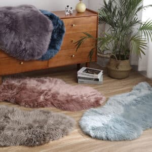 Rugs - TARRAMARRA® Premium Australian Sheepskin Wool Single Color Long Rugs 105cm
