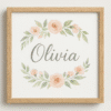 “Floral Name Print” – Custom Watercolour Art by Jane’s Art