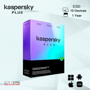 Kaspersky Plus 10 Devices 1 Year ESD - License Only
