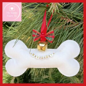 Pet Christmas Ornament - Bone