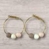 Hoop Earrings - Neutrals (Medium Hoops)