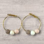 Hoop Earrings - Neutrals (Medium Hoops)