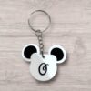Micky Mouse Keyring - 'O'