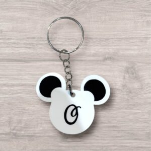 Micky Mouse Keyring - 'O'