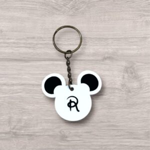 Micky Mouse Keyring - 'R'