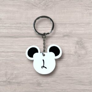 Micky Mouse Keyring - 'L'