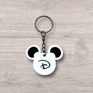 Micky Mouse Keyring - 'D'
