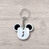 Micky Mouse Keyring - 'J'