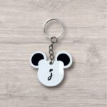 Micky Mouse Keyring - 'J'