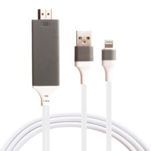 8 Pin Lightning To HDMI Adapter Cable, Phones/Tablets to Big Screen, For Apple devices