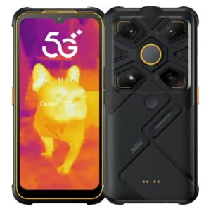 AGM Glory G1S 5G Thermal Camera Rugged Phone, 8GB RAM + 128GB, Qualcomm SD480, 6.53" FHD+ Display, Sony 48MP Cam, 20MP Night Vision, 5500mA Battery