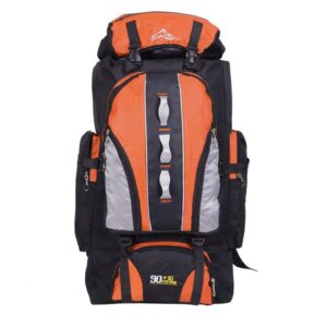100L Hiking/Adventure Backpack, Water Resistant, Lightweight, Eveveme 100L