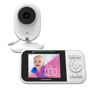 2.8" Video Baby Monitor Camera, 2-Way Talk, Lullaby, Temp Monitoring