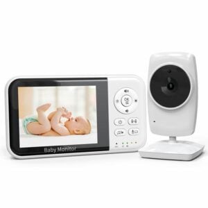 3.2" LCD Wireless Video Baby Monitor with Two-Way Audio, Night Vision & Lullabies