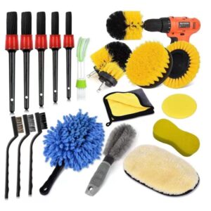 19PC Set Car Cleaning and Detailing Kit