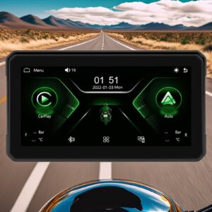 6-Inch Motorcycle Wireless CarPlay & Android Auto Display Screen Navigator