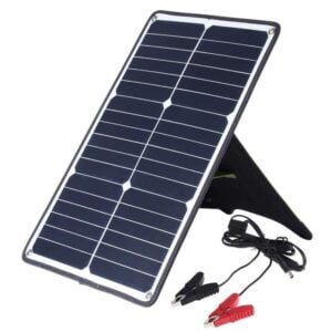 20w Solar Panel Phone and Car Trickle Charger, QC3.0, AFC, 5V/9V/12V Charging