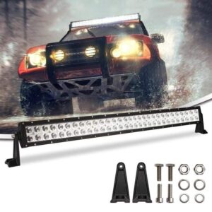 300w LED Light Bar, 780mm Spot/Flood Combo, Dual Row, Aluminium, Brackets, IP67 Waterproof