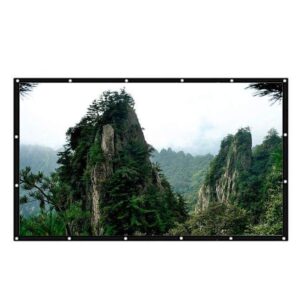 100 inch Projector Screen, Fold Away, Anti-Crease, High Contrast, Carry Bag