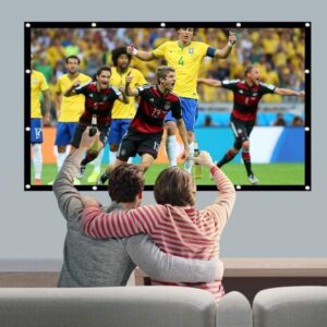 120 inch Projector Screen, Fold Away, Anti-Crease, High Contrast, Carry Bag